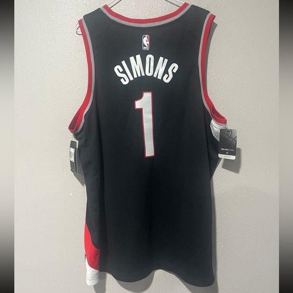 New NBA Nike Portland Trailblazers Swingman Jersey Anfernee Simons Size:XXL - Picture 5 of 5
